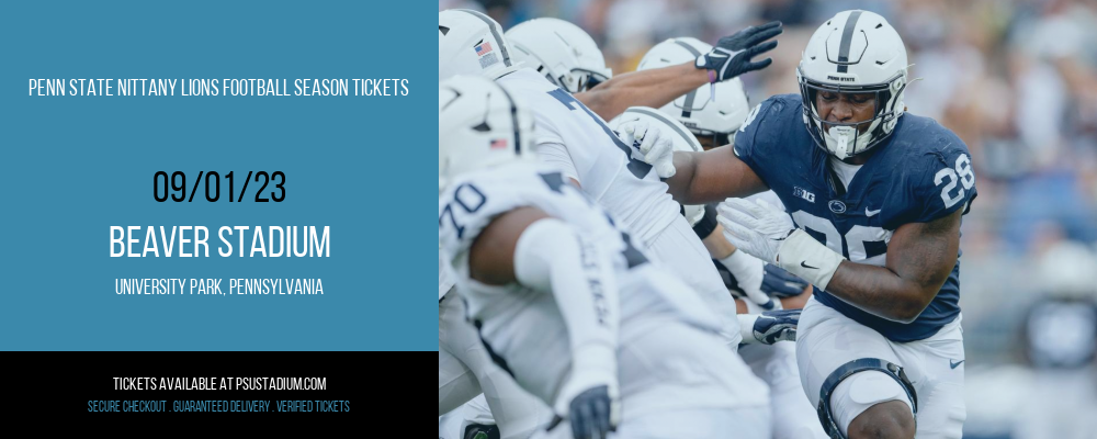 Penn State Nittany Lions Football Season Tickets at Beaver Stadium