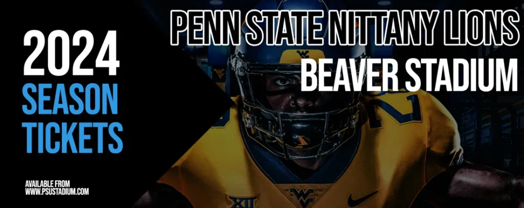 Penn State Nittany Lions Football 2024 Season Tickets at Beaver Stadium